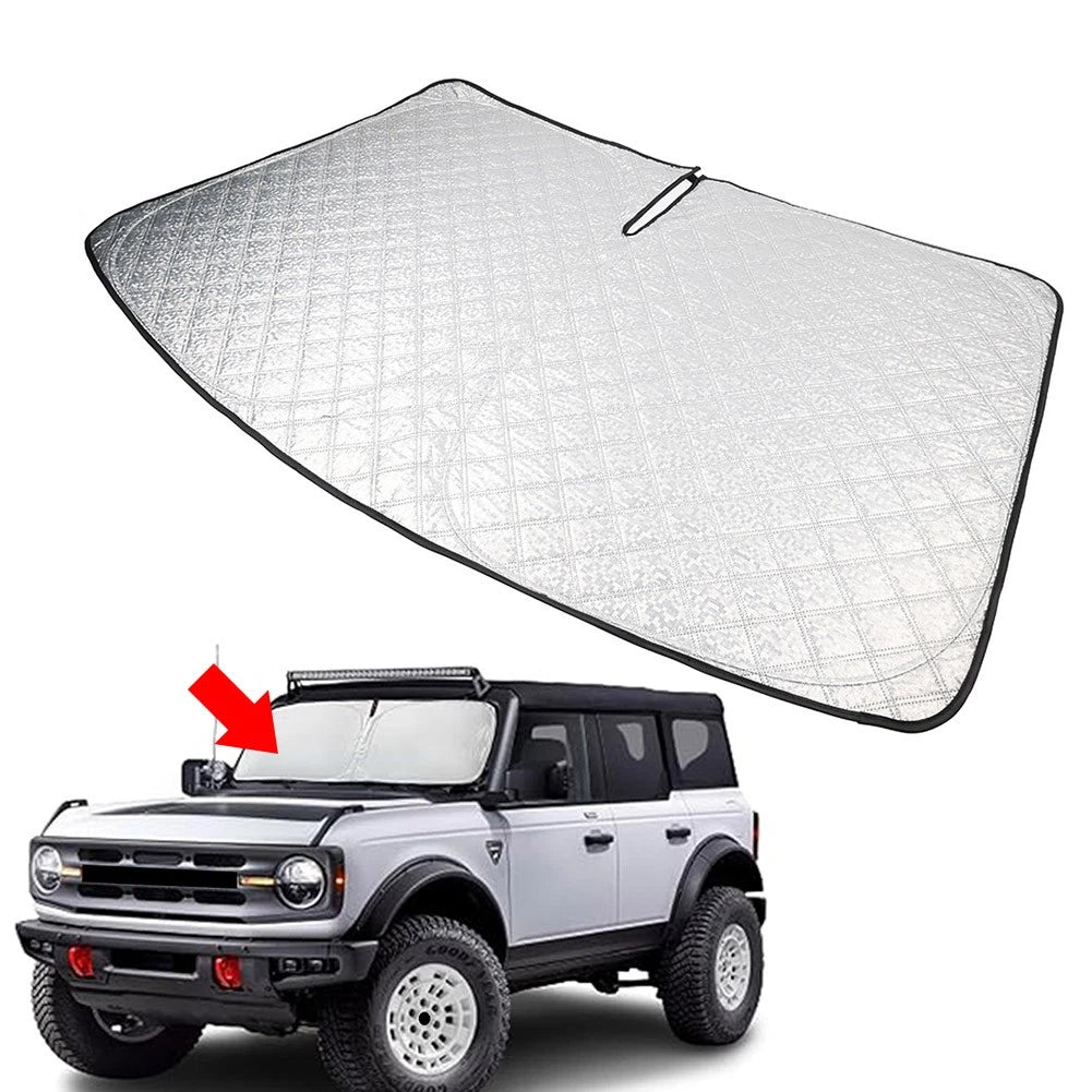 Foldable Windshield Sun Shade for Ford Bronco (2021–2025)