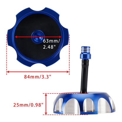 Black Oil Inspection Cap for Scrambler 400 X / Speed 400 (2023–2025)
