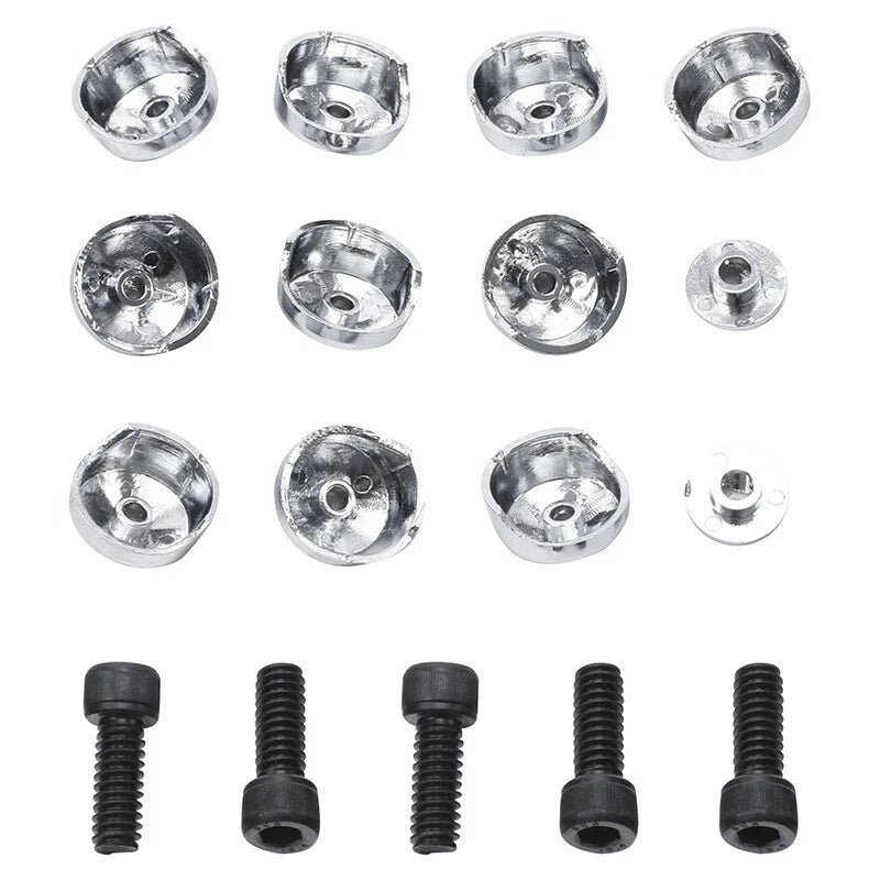 Chrome Topper Bolt Cap Cover for Harley Softail Rocker Fatboy (2007-2013)