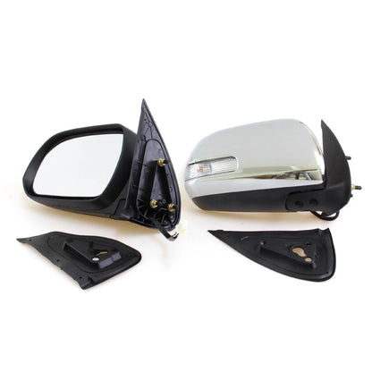 Chrome Electric LED Door Wing Mirror for Toyota Hilux MK7 SR5 (2005–2015)