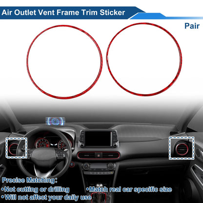 Air Condition Outlet Vent Trim Cover Frame for Hyundai Kona (2018–2023)