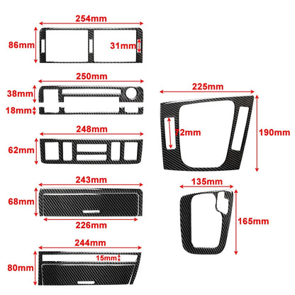 Carbon Fiber Interior Console Cover Trim for BMW 3 Series E46 (1998–2005) RHD