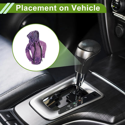 Gear Shift Knob Cover for Car (Light Purple, 6.3"x5.12")