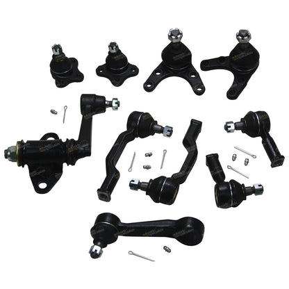 Set of 4 Ball Joints and Tie Rod Ends for Ford Courier (1989–1996)