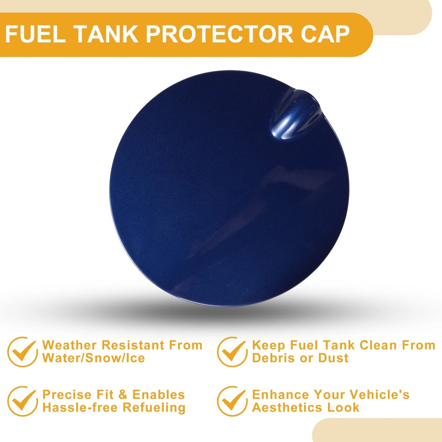 Fuel Tank Door Cap for Ford Focus MK2 MK3 (2008–2011) Blue