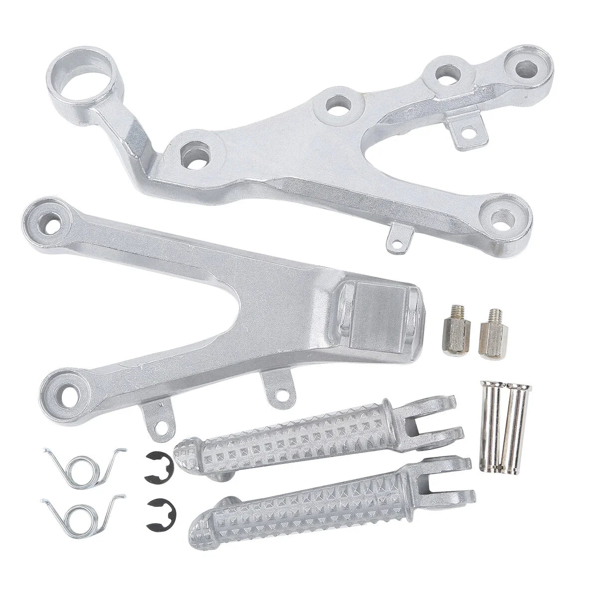 Driver & Passenger Footpegs Footrests Bracket for Yamaha YZF R6 (2006-2016)