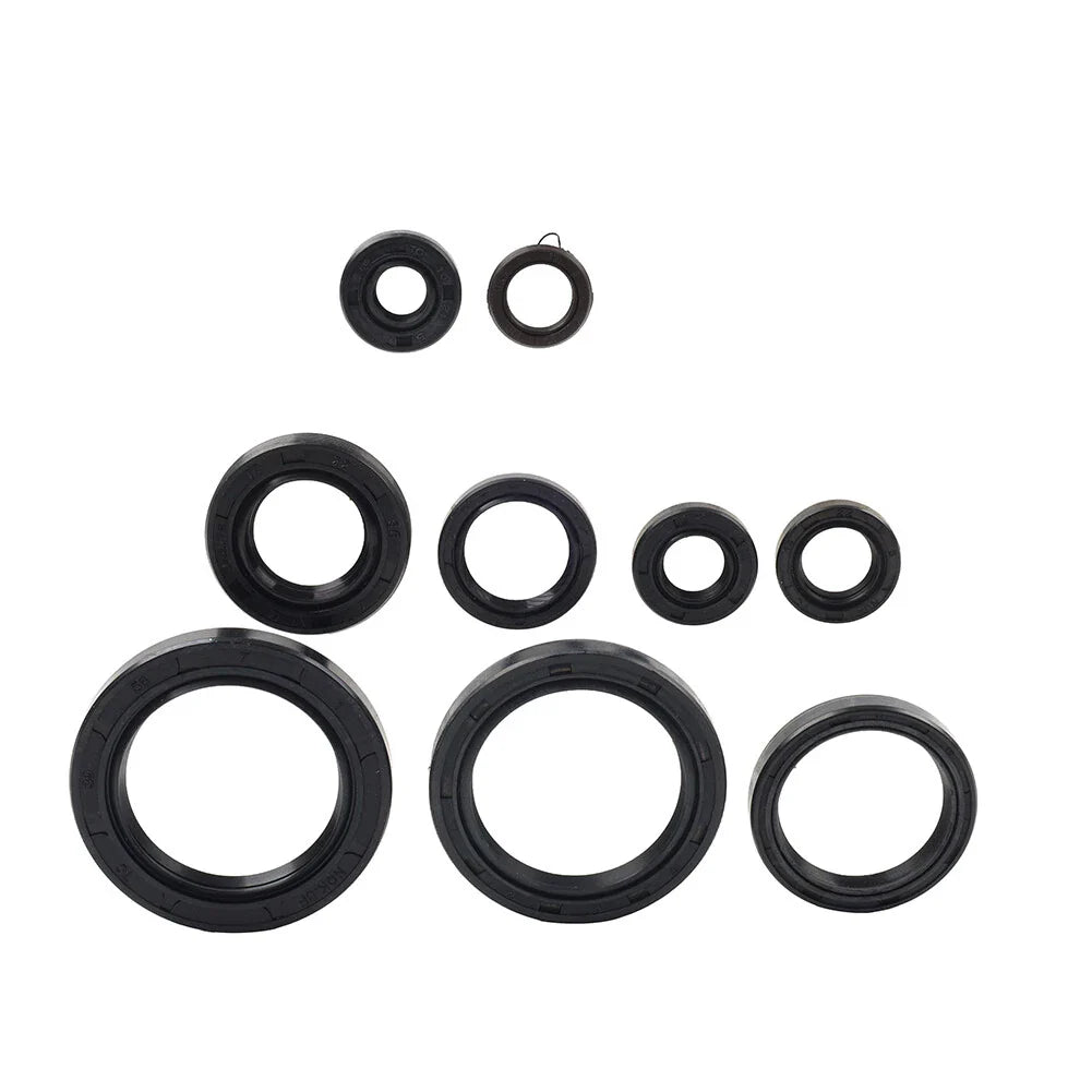 9 x Engine Oil Seal Kit for Honda CRF450R (2009-2014)