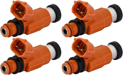 Set of 4 Fuel Injectors for Suzuki Outboard DF90 DF100 DF115 DF140 (2001–2010)