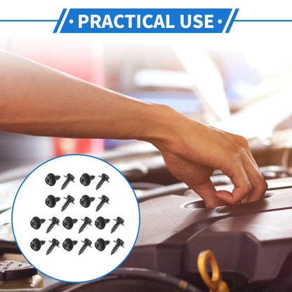 20 Pcs Fender Liner Splash Shield Bumper Cover Screw for Scion XD (2008–2014)