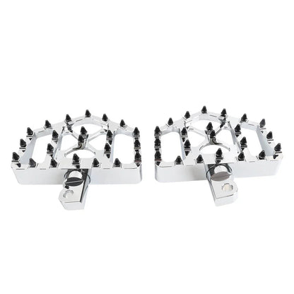 Wide Foot Pegs MX Style Floorboard for Harley Touring Softail Dyna