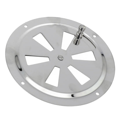 5 x Stainless Steel Marine Air Vent Butterfly Boat Round Louvered Vent for Boat