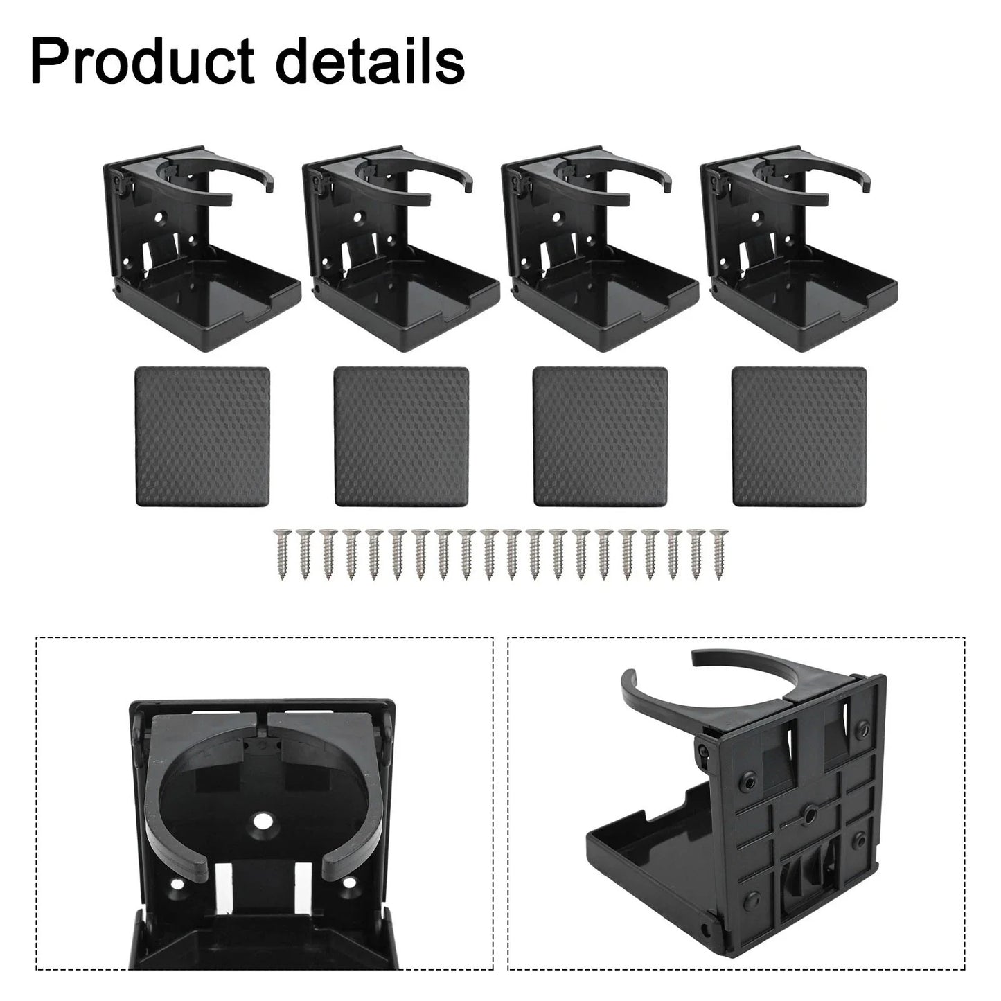 Set 4 x Waterproof Adjustable Drink Holders