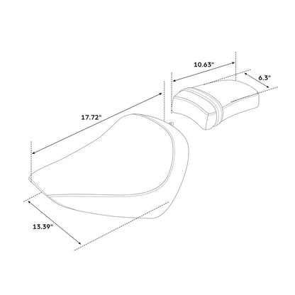 Seat Driver & Passenger for Harley Softail FXBB FXST (2018-2024)