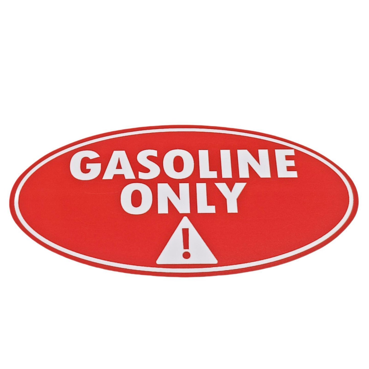 Gasoline Only Sticker Label for Truck (Weatherproof Vinyl)