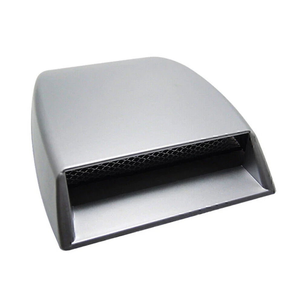 Universal Grey Hood Scoop Vent for Car Roof Decorative Air Flow (N/A)