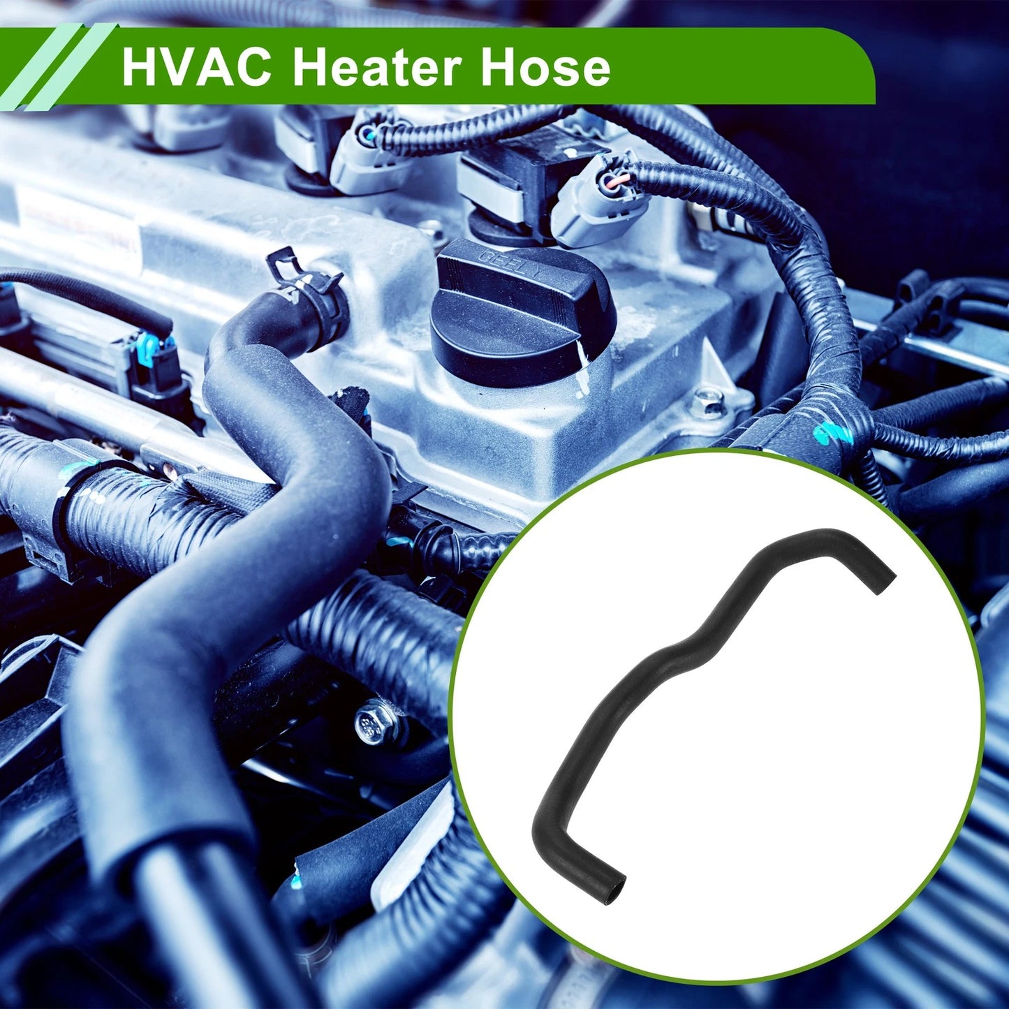 HVAC Heater Hose for Toyota Camry 3.0L (1992–1993) No. 8724533030 Rubber