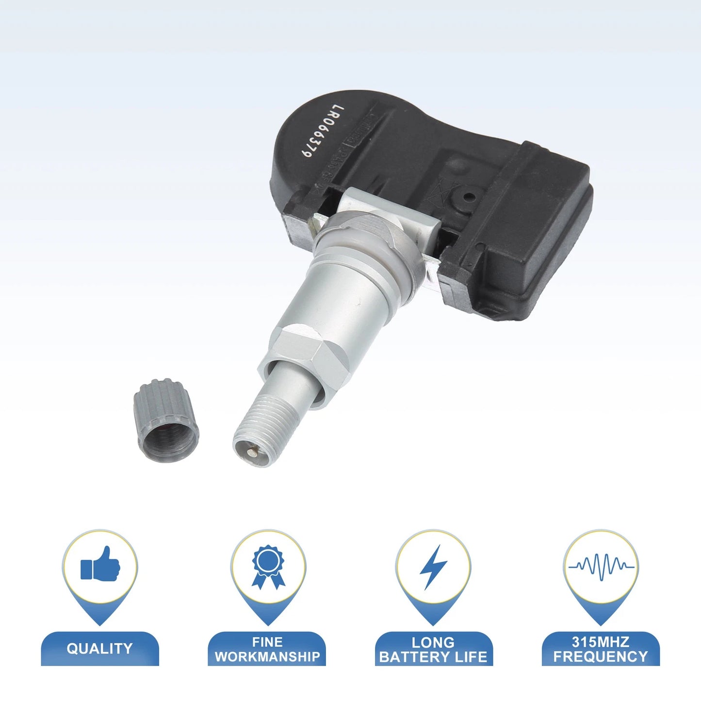 Set of 4 TPMS Sensors No.LR066379 for Land Rover Range Rover Evoque (2012–2019)