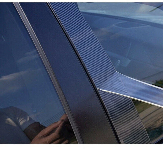 Carbon Fiber Pillar Posts Window Door Trim Cover for Nissan Altima (2013–2018)