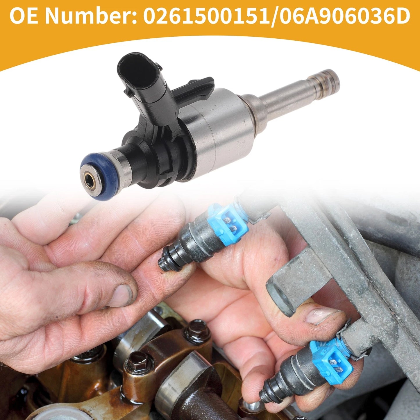 Fuel Injector No. 0261500151/06A906036D for Volkswagen Beetle (2013–2017)