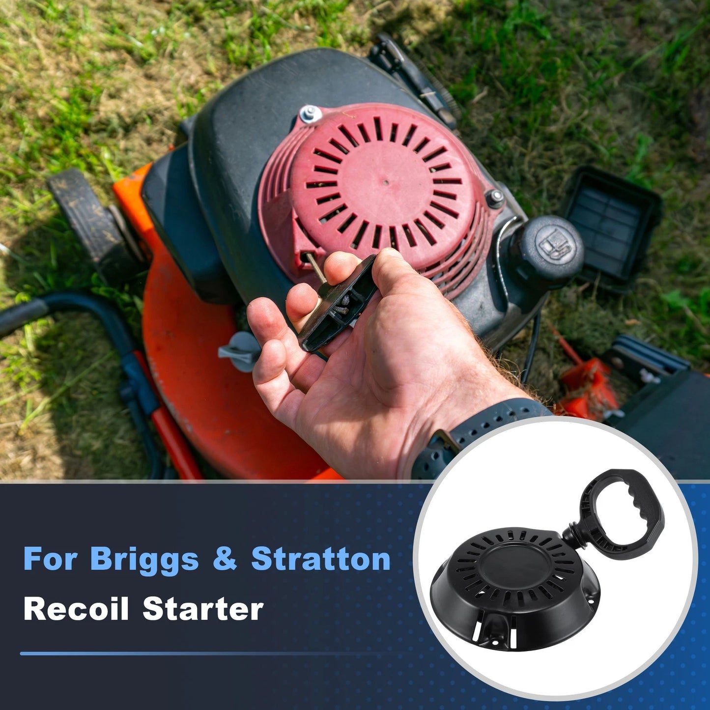 Recoil Starter for Briggs & Stratton Lawn Mowers (699335, 797430)
