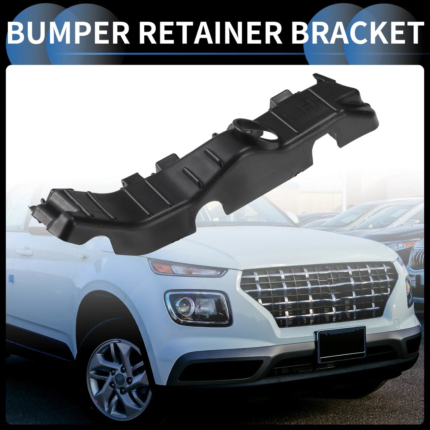 Left Front Bumper Retainer Bracket for Hyundai Venue (2020-2023)