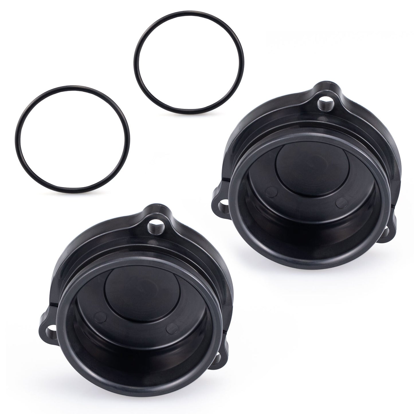2 Front Wheel Hubcaps for Polaris Xplorer Big Boss Xpedition (1996–2004)