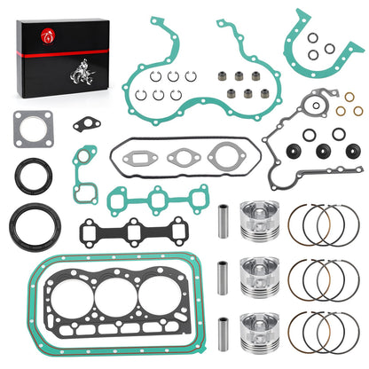 Engine Rebuild Kit with Pistons & Rings for Kawasaki Mule 3010-4010 (Diesel)