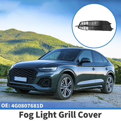 1pc Front Left Fog Light Grill for Audi A6 C7 (2011–2014) No. 4G0807681D Black
