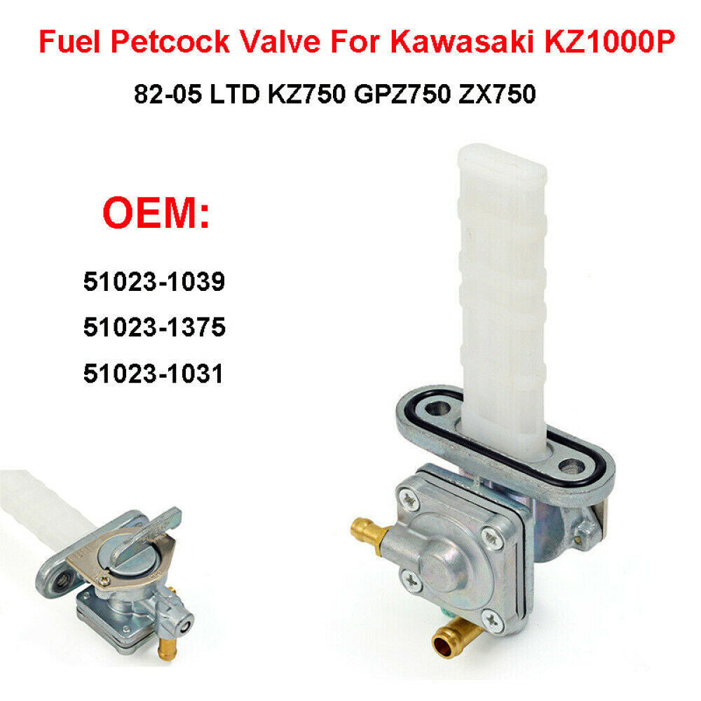 Fuel Valve Petcock Switch Assembly for Kawasaki KZ1000P (1982–1983)