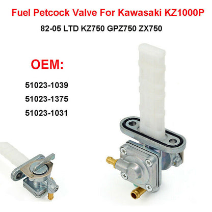 Fuel Valve Petcock Switch Assembly for Kawasaki KZ1000P (1982–1983)