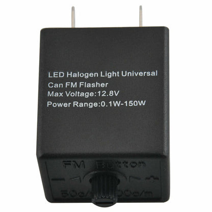 3 Pin Adjustable Flasher Rate LED Indicator Relay for Car Bike Turn Signal Light