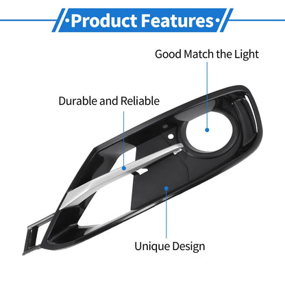 1 Set Front Left/Right Fog Light Grill for BMW 3 Series
