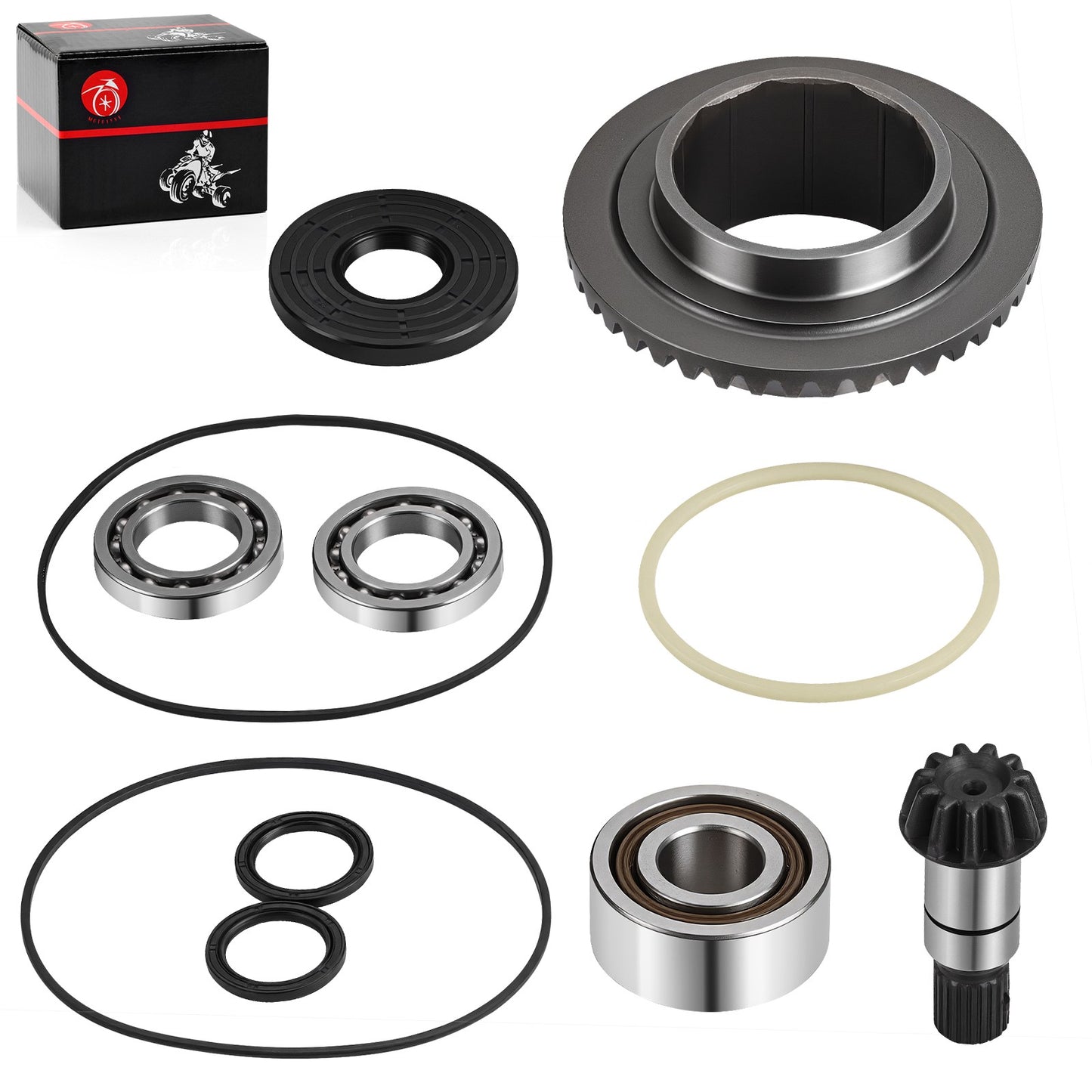 Front Differential Ring Pinion Gear & Bearing for Polaris Sportsman (2002–2020)