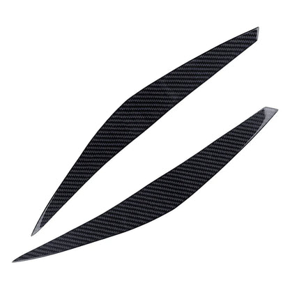 Carbon Fiber Headlight Eyebrow Covers for BMW X6 E71 (2008-2014)