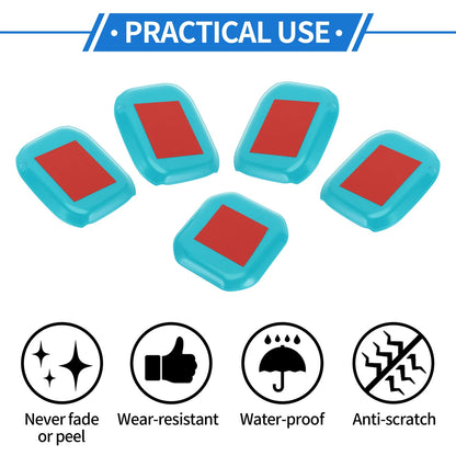 5 Pcs Door Bowl Cover Trim for Jeep Wrangler JL (2018–2022) ABS Light Blue
