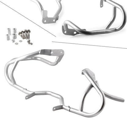 Highway Engine Guard Crash Bar Protection Silver for BMW R1200GS (2004-2012)