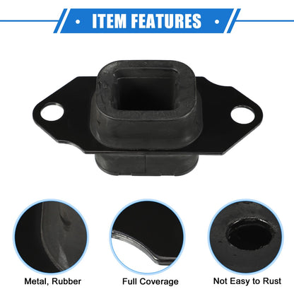 Transmission Mount for Nissan Versa (2012–2019) No. 112201HA0B, Anti Deform, Black