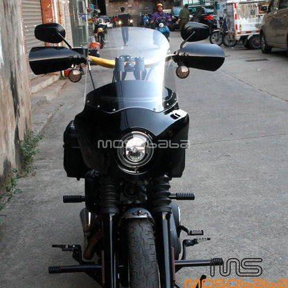 Headlight Fairing + Clear Windshield for Harley Street Bob FXBB FXBBS 2018-23