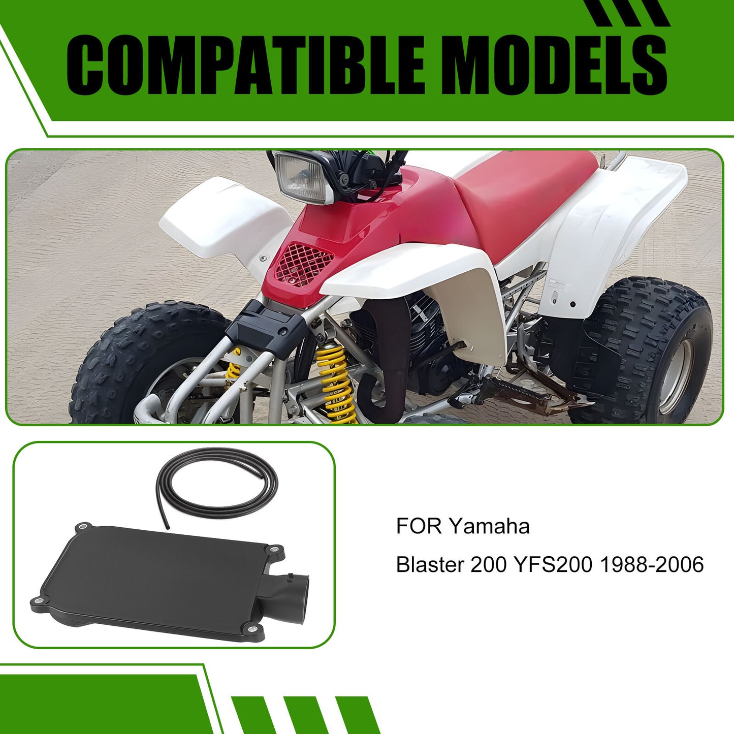 Air Box Lid Cover Cap & Seal for Yamaha Blaster (1988–2006)