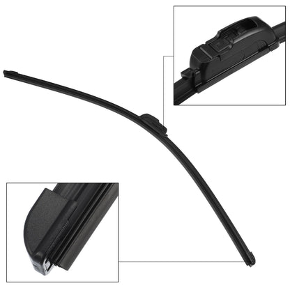 2X Front Rear Wiper Blades for Toyota Aygo (2005–2014)