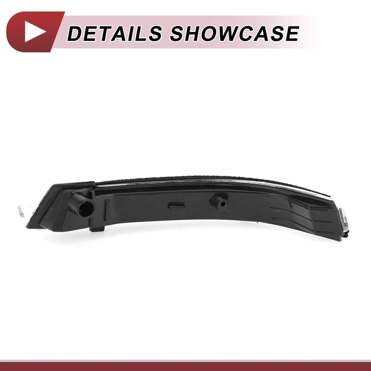 Right Mirror Turn Signal Light for Hyundai Elantra (2017-2023) Black Clear