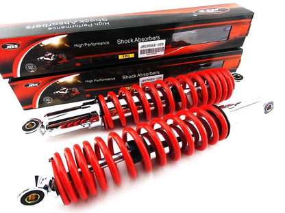 365mm JBS Red/Chrome Shock Absorbers for Honda XL350K