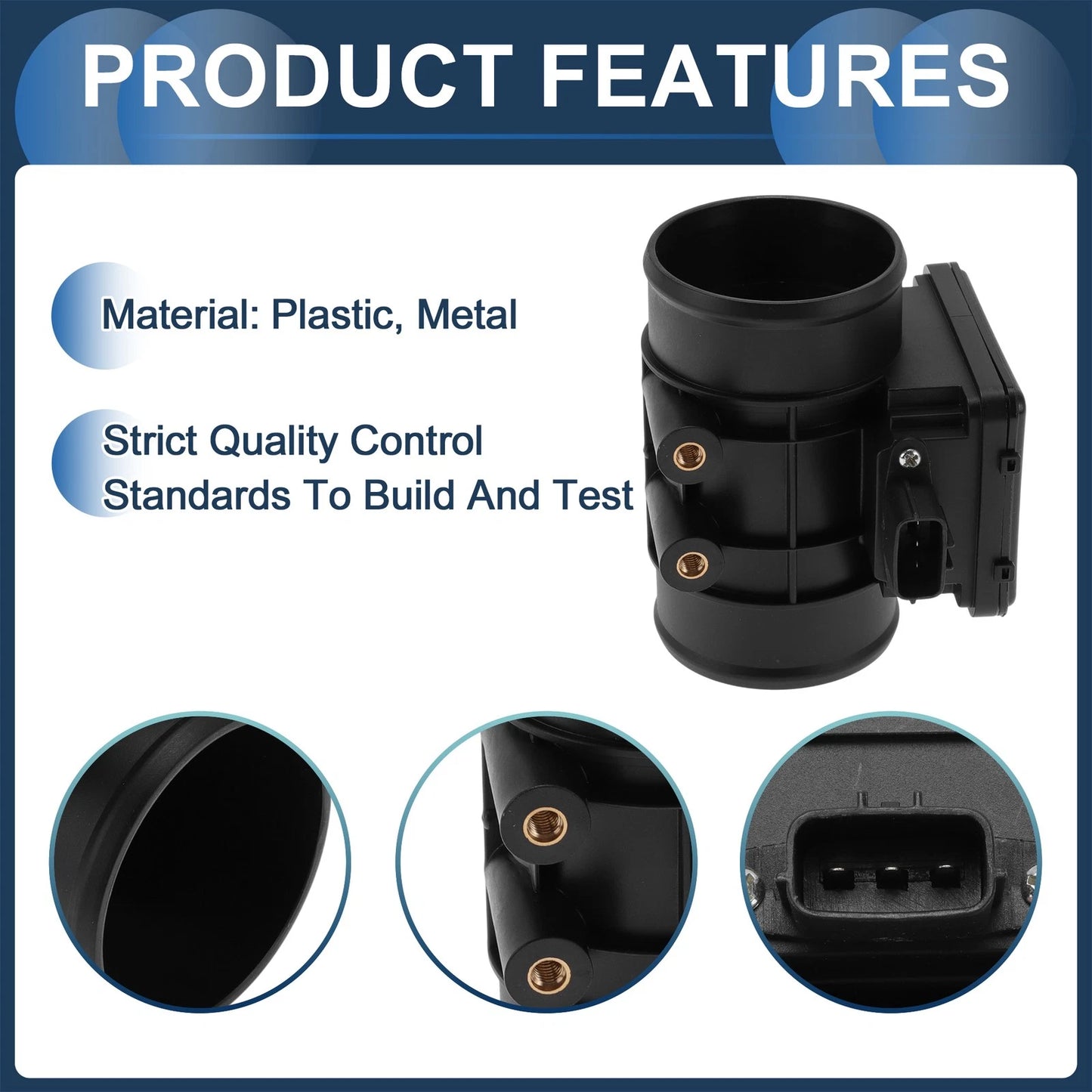Mass Air Flow Sensor Assembly No.B3H713215 for Mazda 323C (1994–1998)