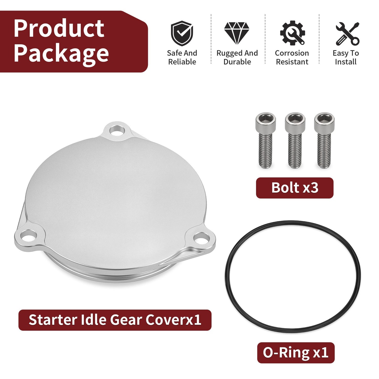 Starter Gear Cover for Suzuki DR-Z400S/DR-Z400SM (2000–2024)