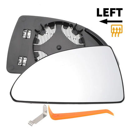 Heated Left Driver Side Mirror Glass for Chevy Impala (2006-2013)