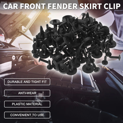 50 Pcs Front Fender Skirt Clip for Ford Edge (2007–2014) & Escort (1981–2003)