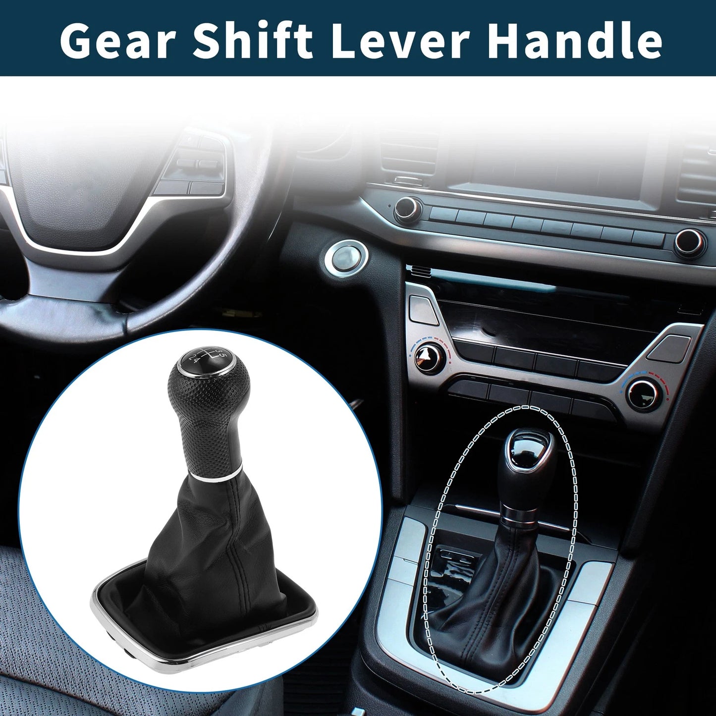 Manual Transmission Gear Shift Knob Handle for Volkswagen Golf