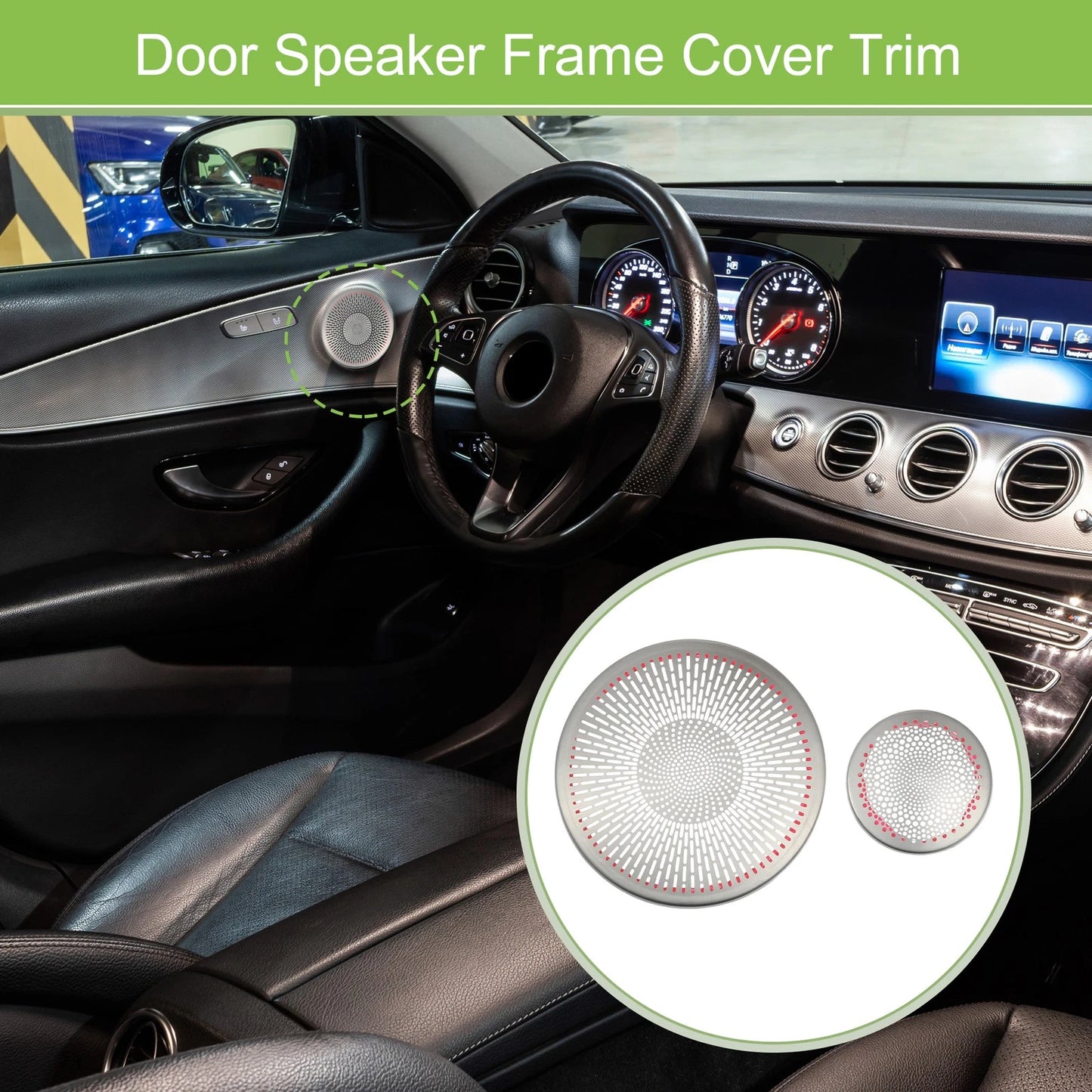 Set of 4 Speaker Frame Cover Trim for Mercedes Benz C238 W238 (2016–2022)