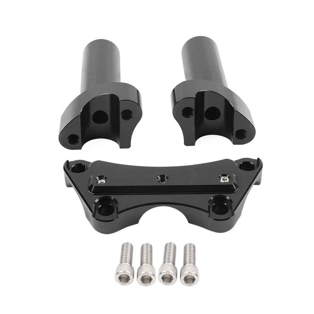 4" Handlebar Risers for Harley Sportster, Dyna, Softail
