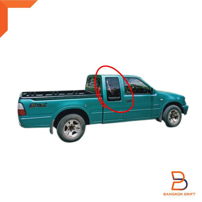 LH & RH Glass Weatherstrip Rubber Seal for Holden Rodeo Space Cab (88-02)